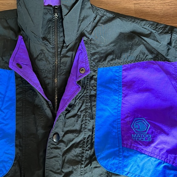 90s Matco Tools windbreaker jacket XL - Picture 2 of 4